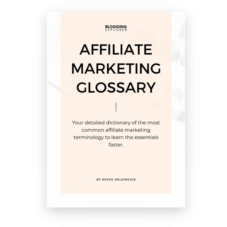Affiliate Marketing E-Book - Affiliate Marketing Profits for Bloggers – Bonus Guide Affiliate Marketing Glossary