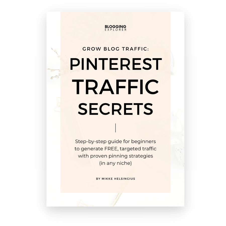 Affiliate Marketing E-Book - Affiliate Marketing Profits for Bloggers – Bonus Guide Pinterest Traffic Secrets