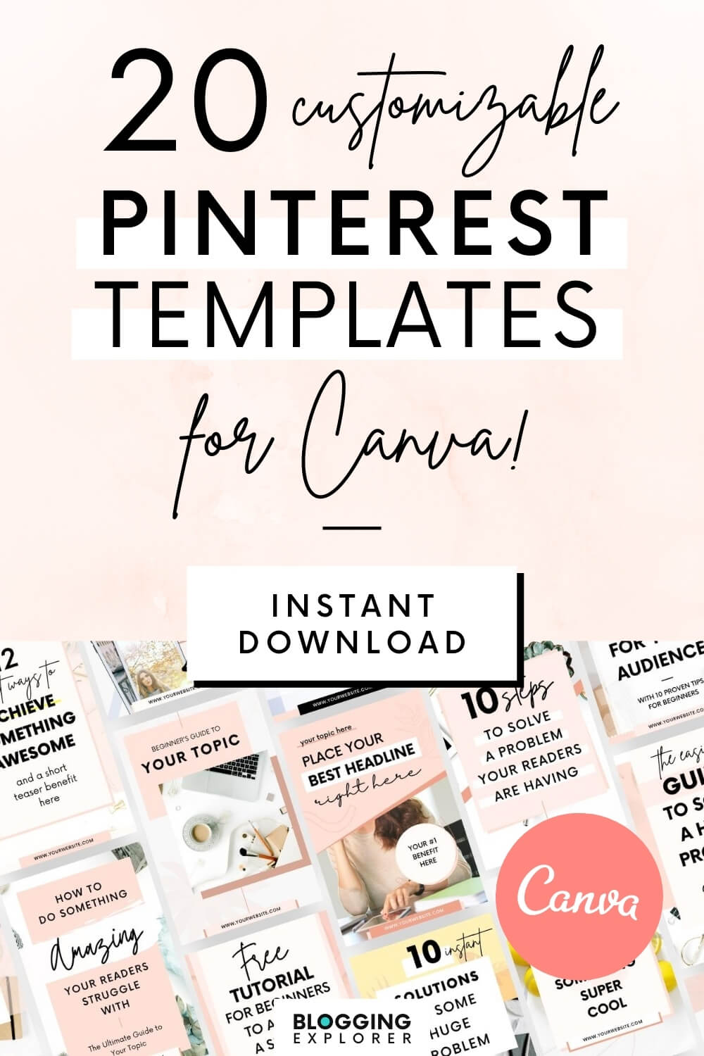 20 Viral Canva Pinterest Templates for Bloggers