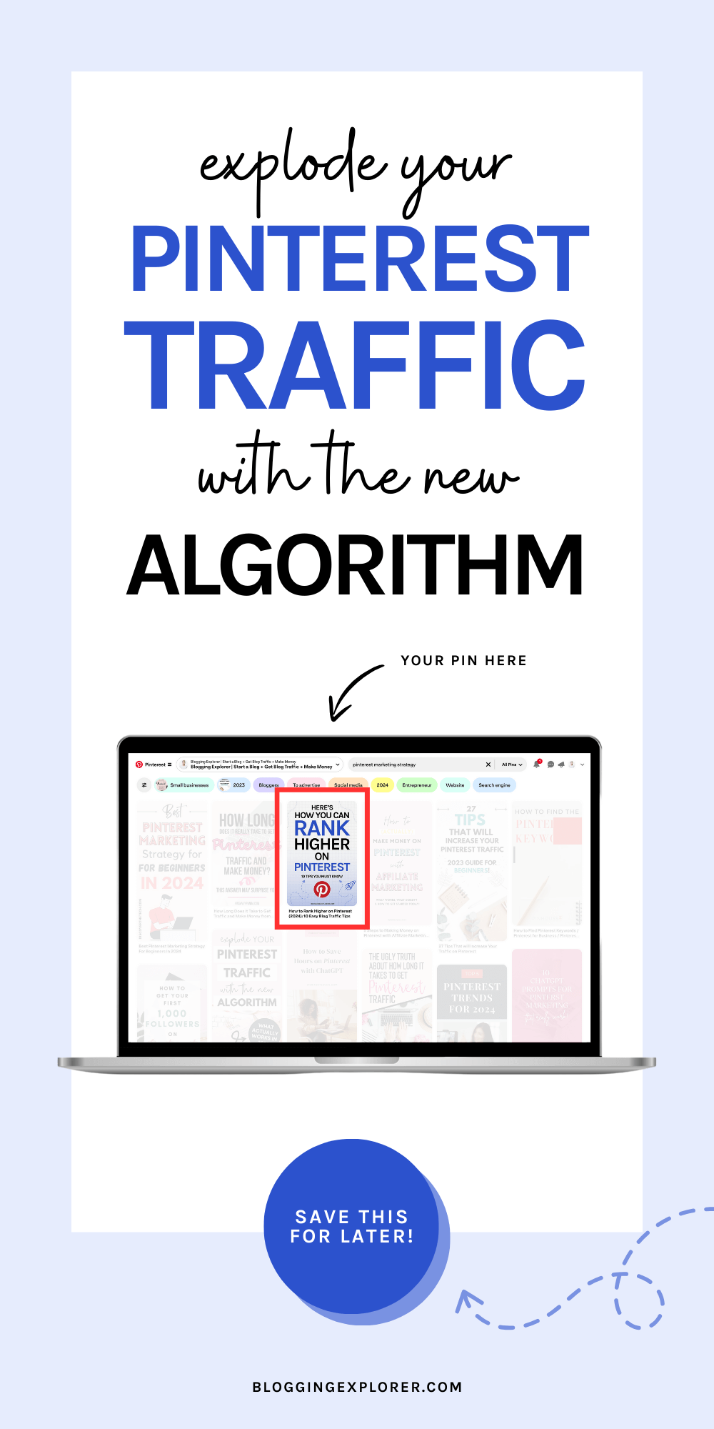 Explode your Pinterest traffic with the new Pinterest algorithm