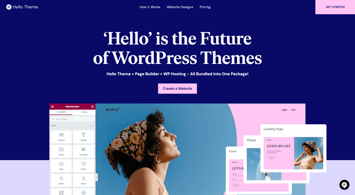 Hello WordPress Theme by Elementor