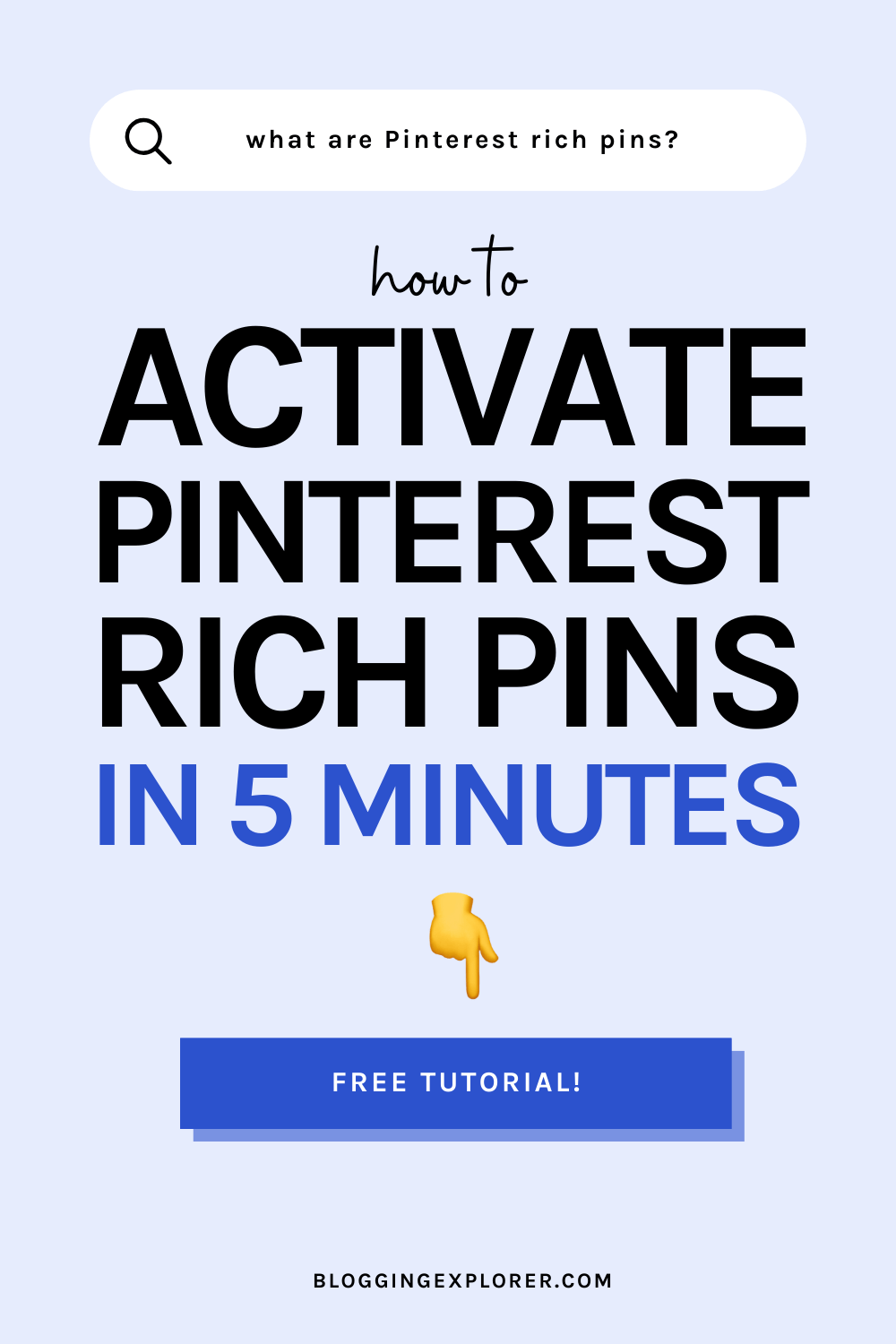 How to activate Pinterest rich pins in 5 minutes