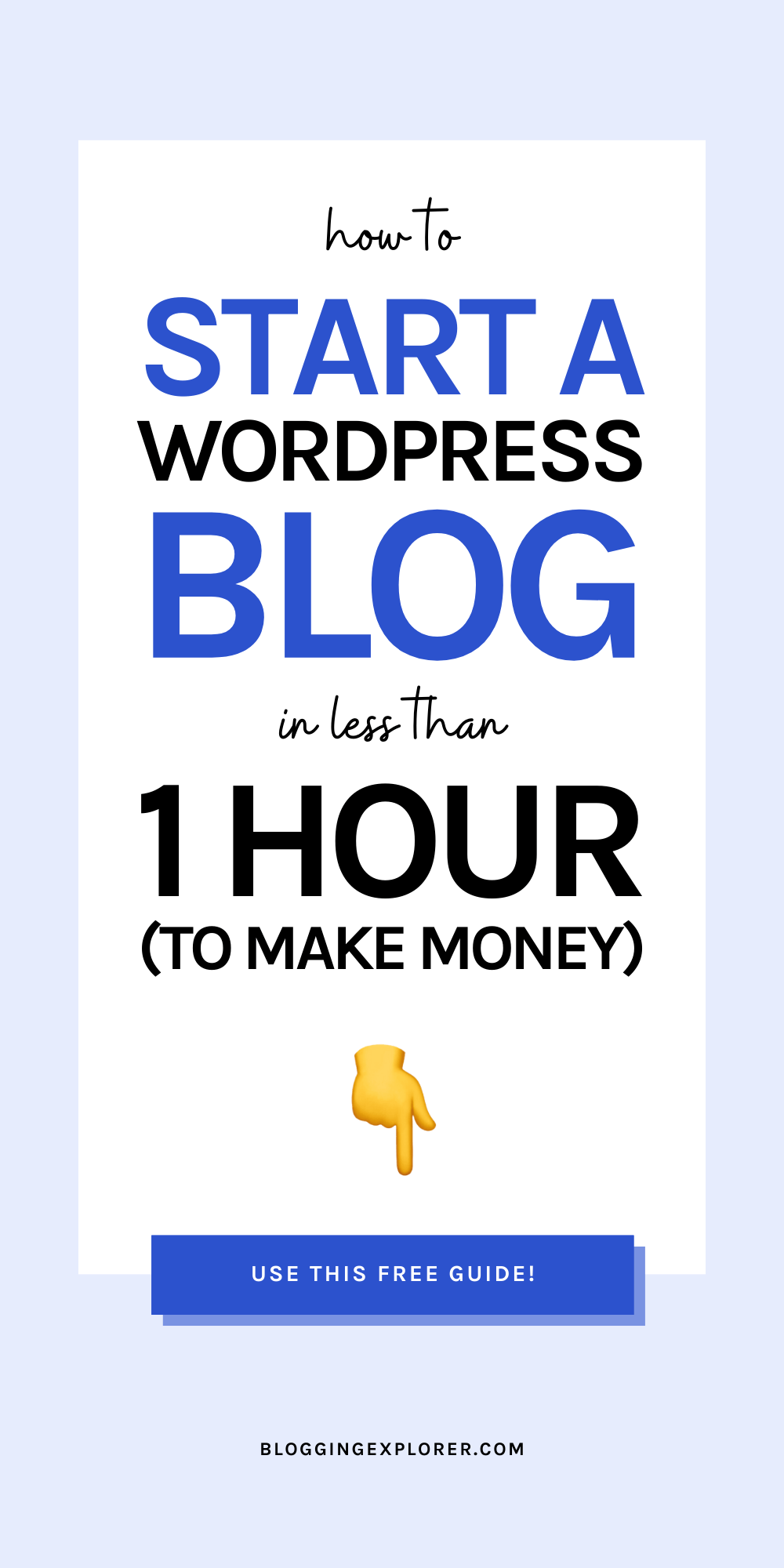 How to start a WordPress blog in less than 1 hour – Step-by-step tutorial for beginners