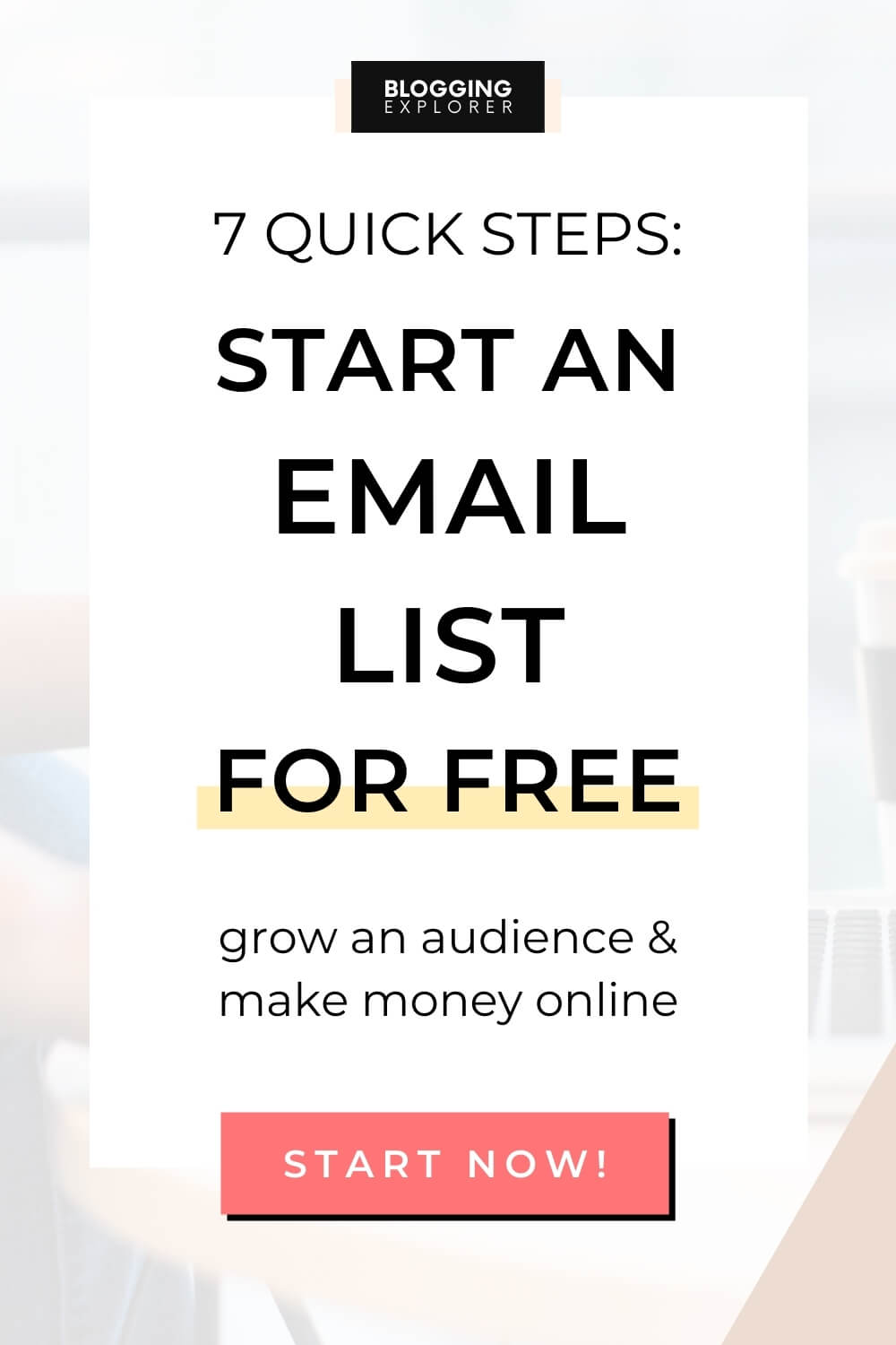 How to Start an Email List as a Beginner Blogger: 7 Easy Steps