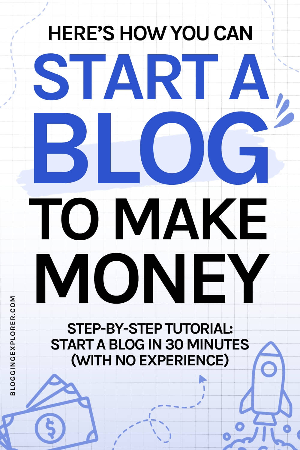 How you can start a blog to make money – Step-by-step tutorial to start a blog with no experience