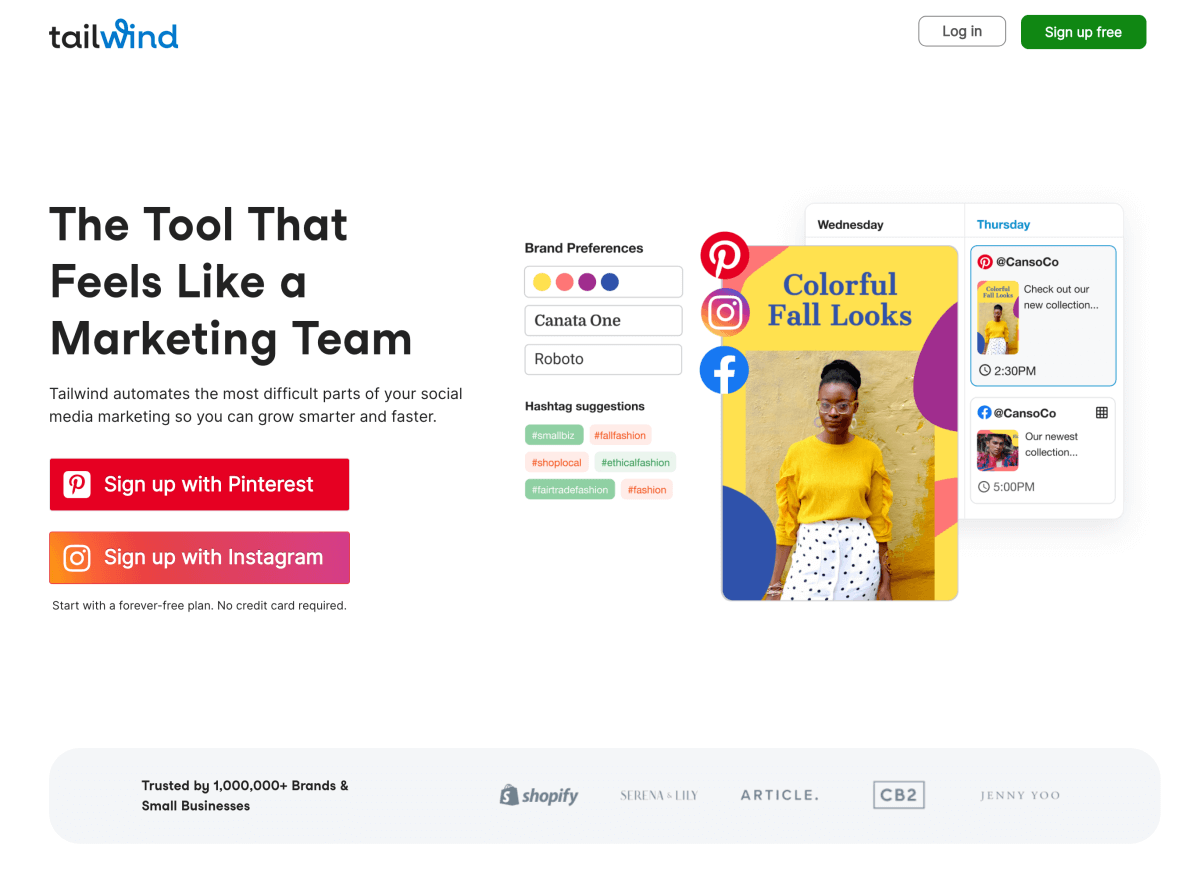 Tailwind – Pinterest marketing automation tool