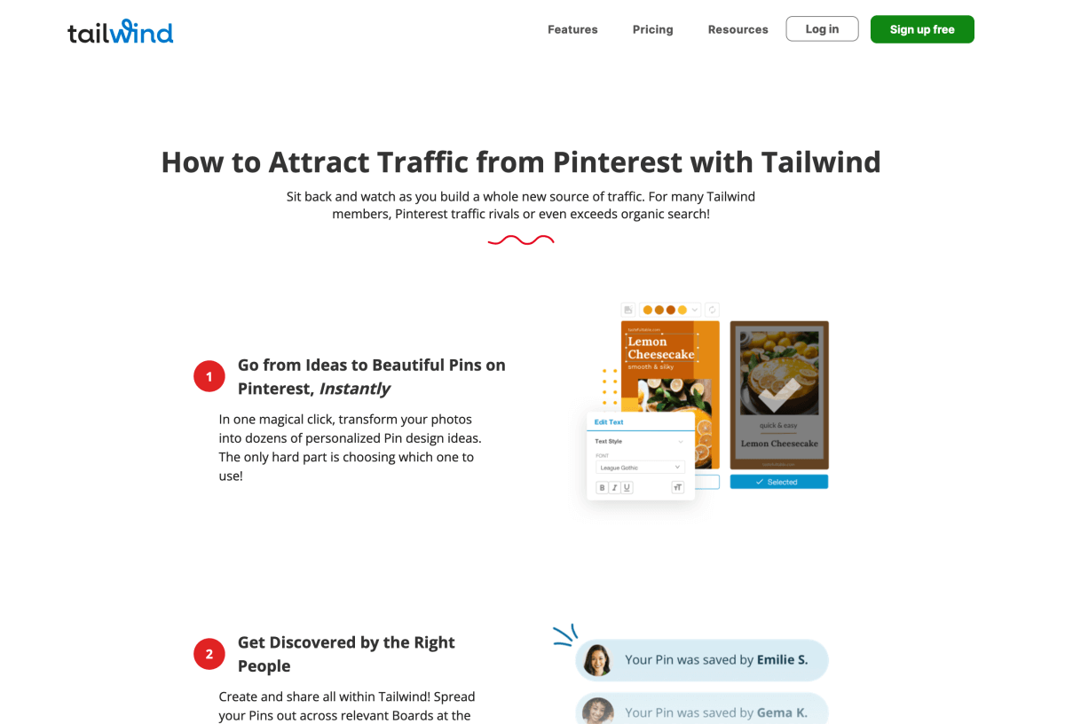 Tailwind scheduling tool for Pinterest marketing