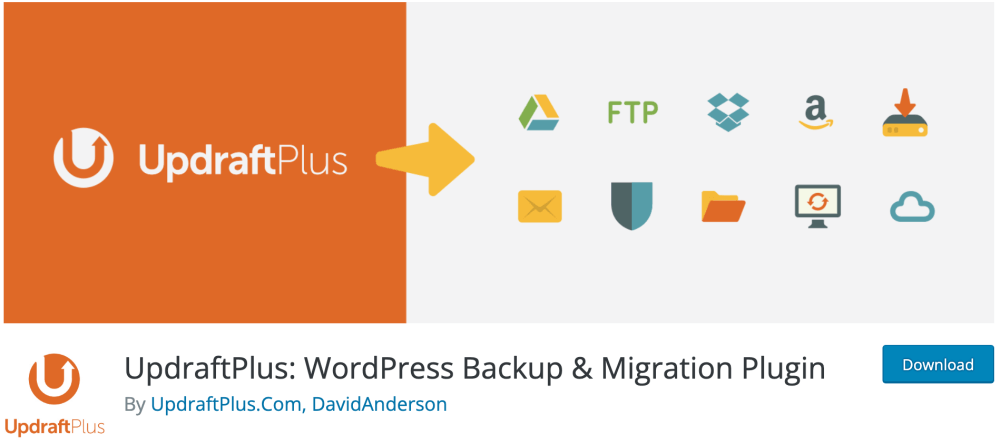 UpdraftPlus backup and migration plugin for WordPress